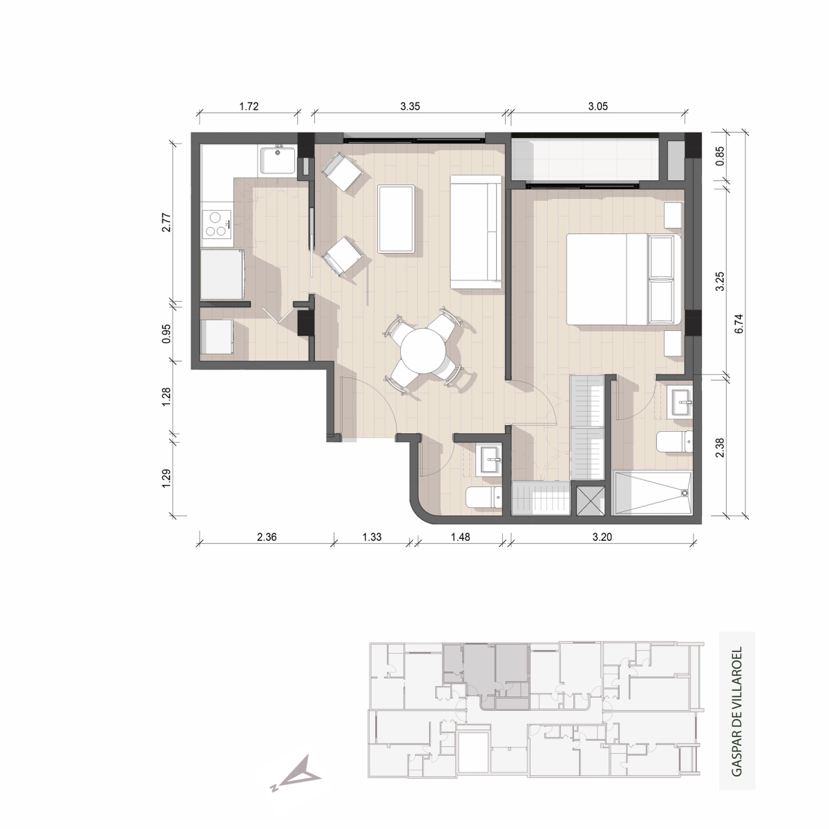 Edificio Zuh - Departamento 305