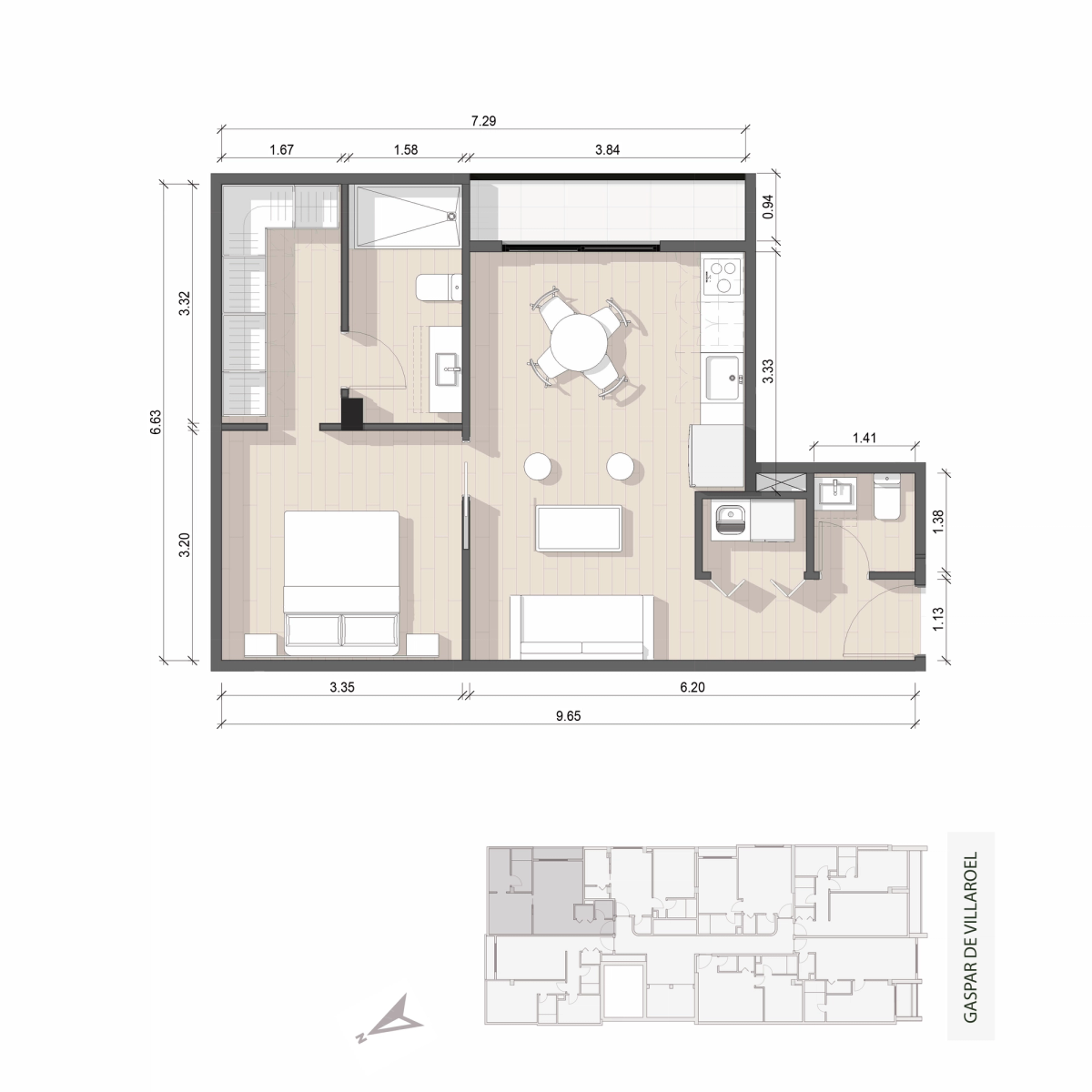 Edificio Zuh - Departamento 306