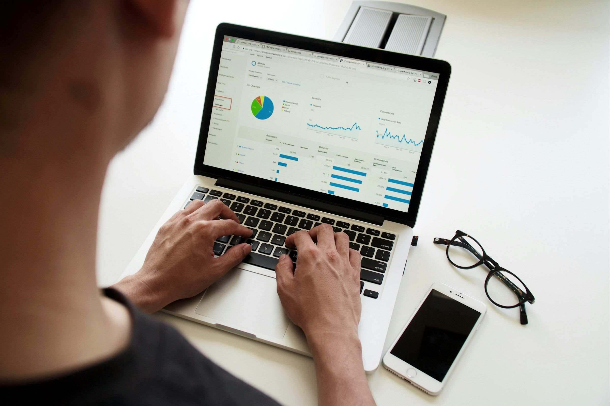person using MacBook Pro