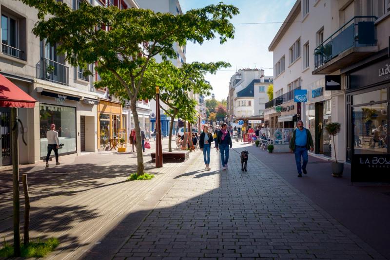 Lorient - Rue commerçante