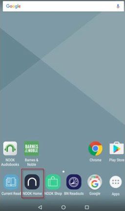 NOOK home icon