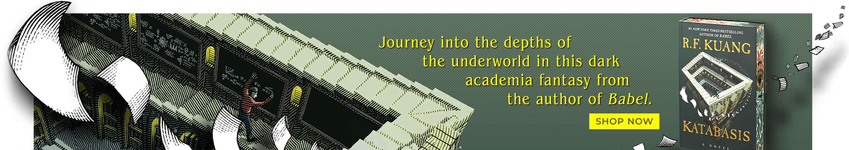 Journey into the depths of the underworld in this dark academia fantasy from the author of Babel. Shop Now