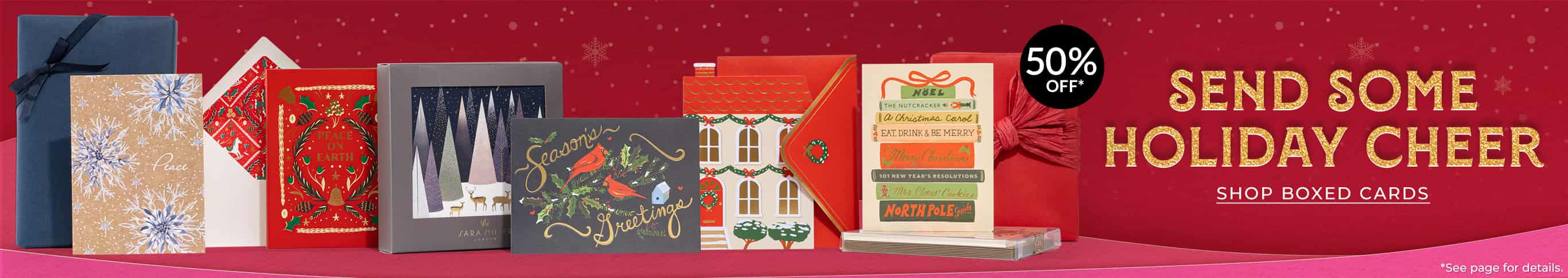 Send Some Holiday Cheer! Shop Boxed cards