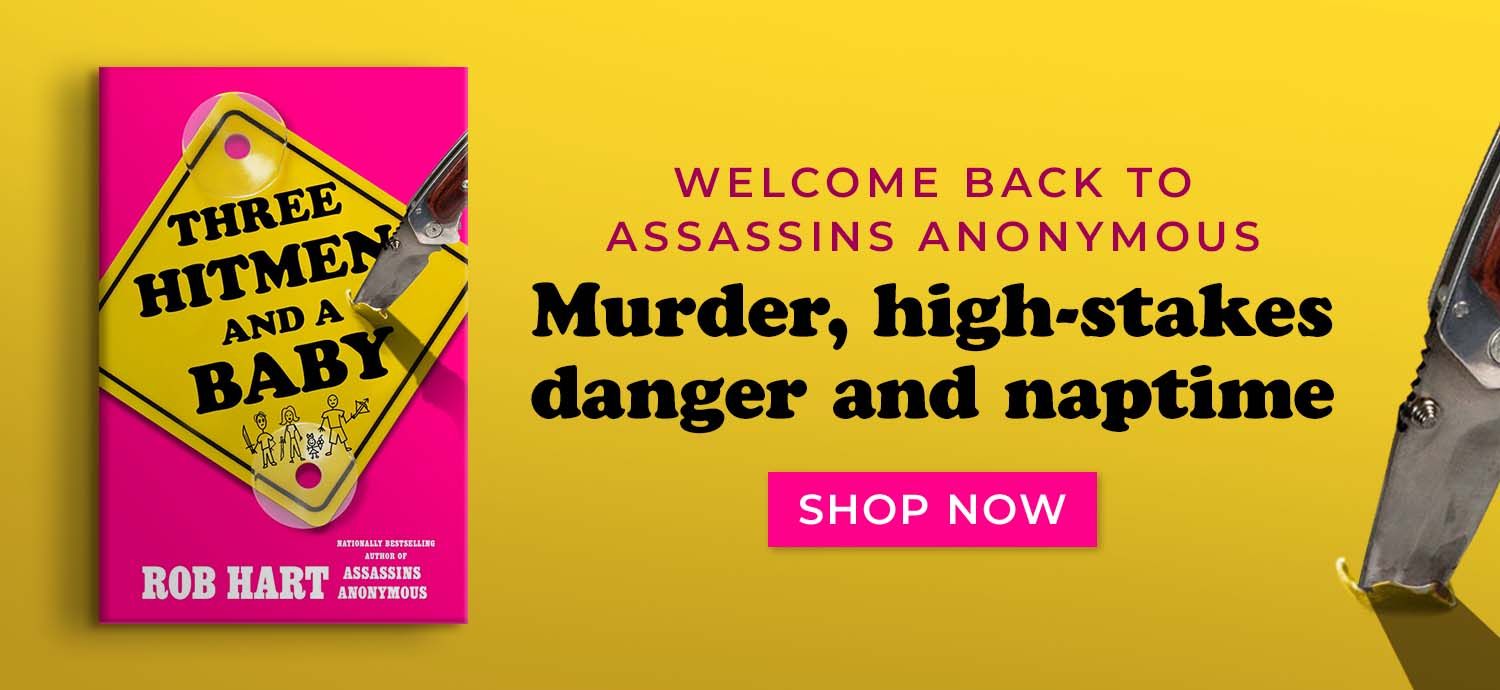 Welcome Back to Assassins Anonymous Murder, high-stakes danger and naptime Shop Now