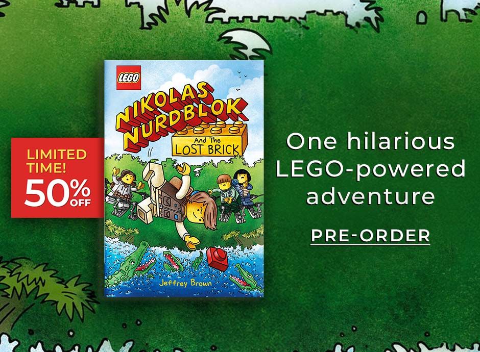 50% Off Nikolaus Nurdblok. One hilarious LEGO-powered adventure. Pre-Order Now