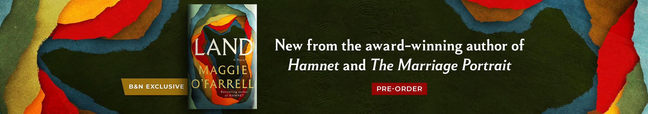 Land Maggie O'Farrell New from the award-winning author of Hamnet and The Marriage Portrait Pre-Order