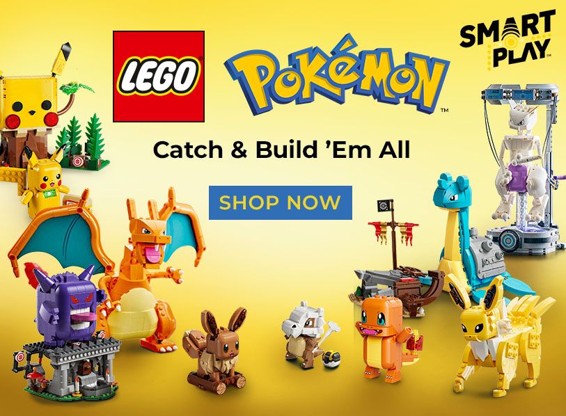 Lego Pokemon Smart Play Catch & Build 'Em All Shop Now