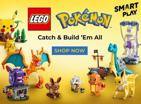 Lego Pokemon Smart Play Catch & Build 'Em All Shop Now