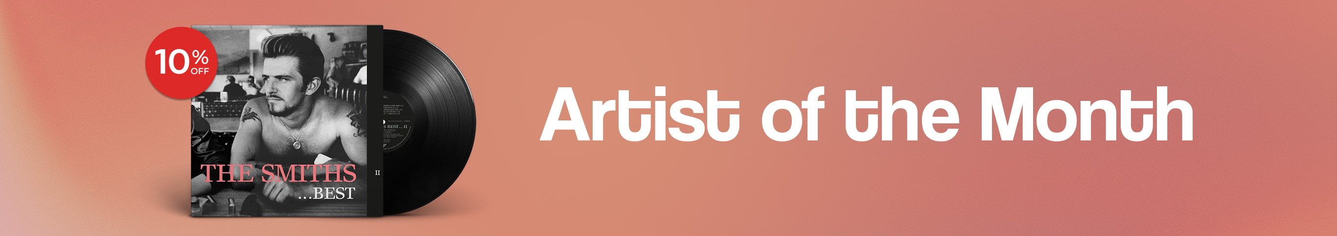 10% Off Artist of the Month