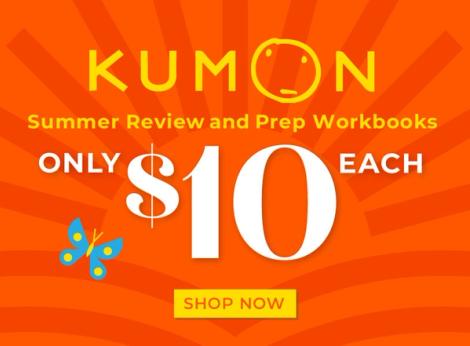 Kumon Summer Review and Prep Workbooks Only $10 Each Shop Now