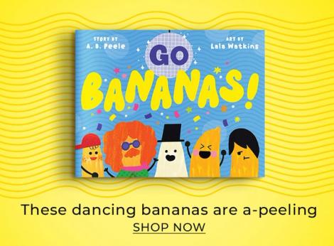 Go Bananas! These dancing bananas are a-peeling. Shop Now.