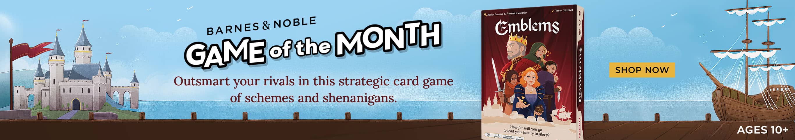 B&N Exclusive Game of the Month: Emblems Shop Now Ages 10+