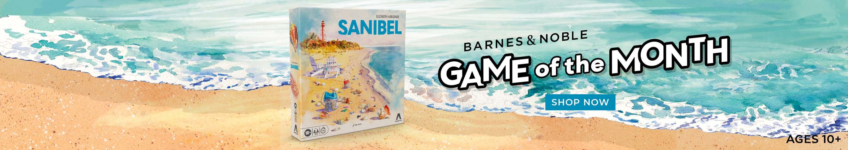 Barnes & Noble Game of the Month | Sanibel by Elizabeth Hargrave | Ages 10+ | Shop Now