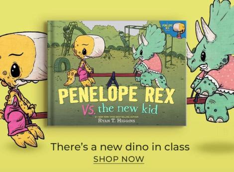 Penelope Rex Vs the New Kid. There's a new dino in class.