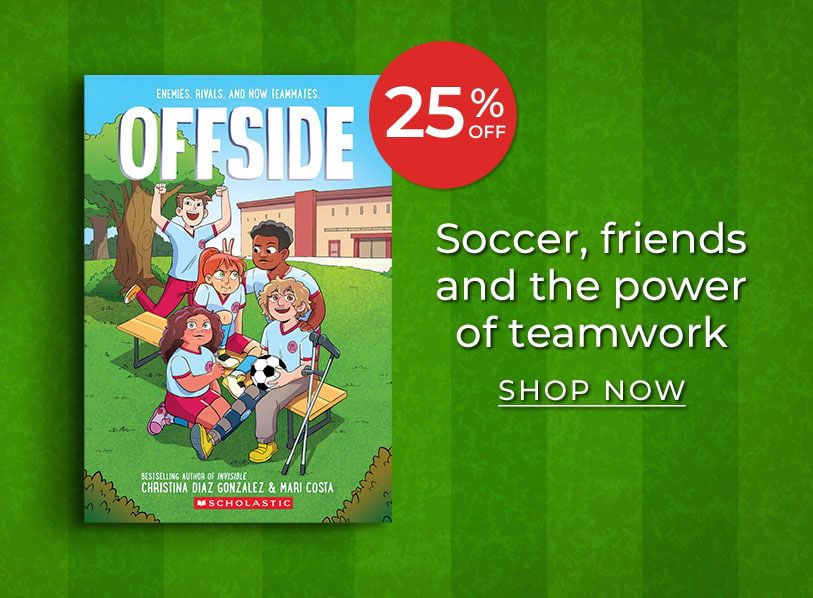 Offside 25%. Soccer, friends and the power of teamwork. Shop Now