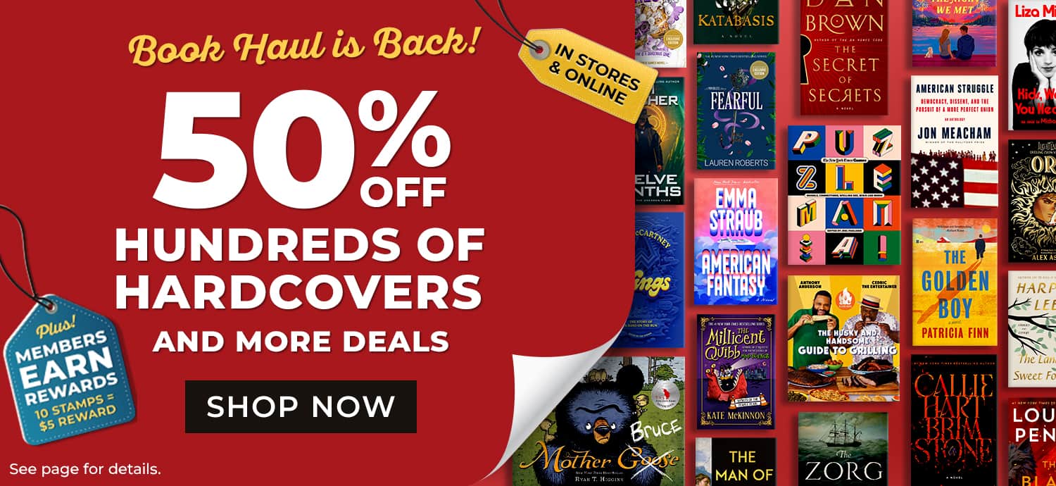 Book Haul Is Back - In Stores & Online - 50% Off Hundreds of Hardcovers And More Deals - Shop Now
