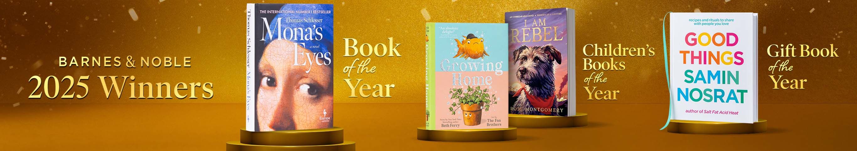 Barnes & Noble 2025 Winners - Book of the Year, Children's Books of the Year, Gift Book of the Year. Shop Now