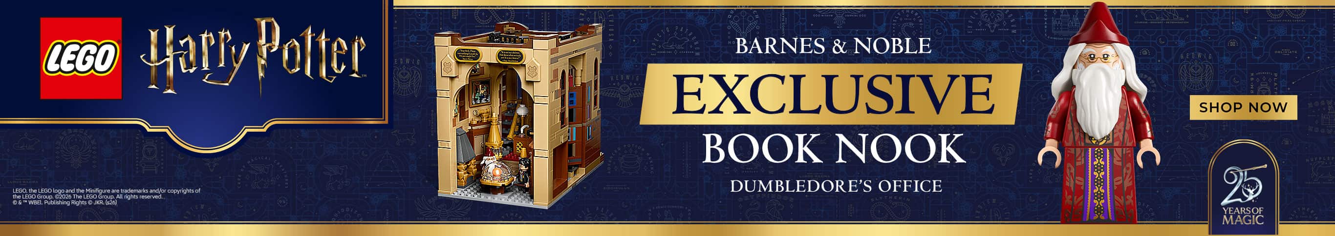LEGO Harry Potter Barnes & Noble Exclusive Book Nook, Dumbledore's Office. 