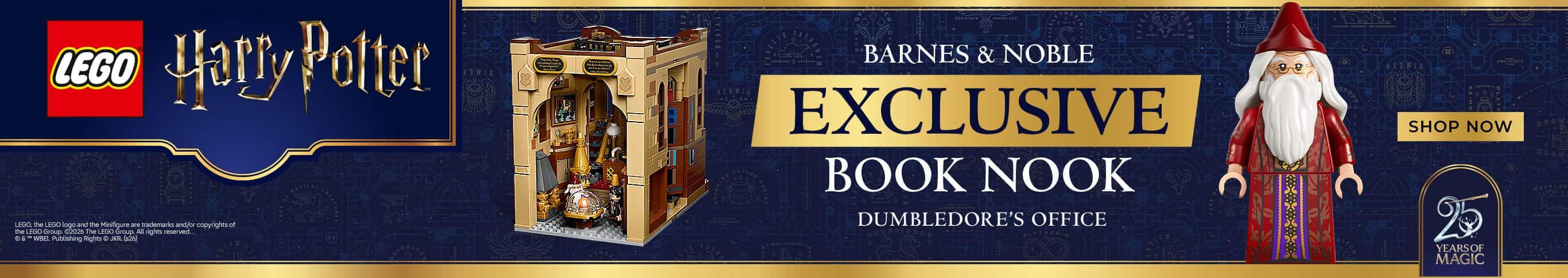 LEGO Harry Potter Dumbledore's Office Exclusive Book Nook Now Available
