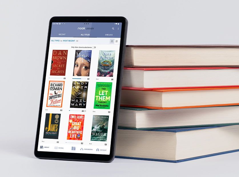 NOOK Reading Tablet 8.7 Luna Grey