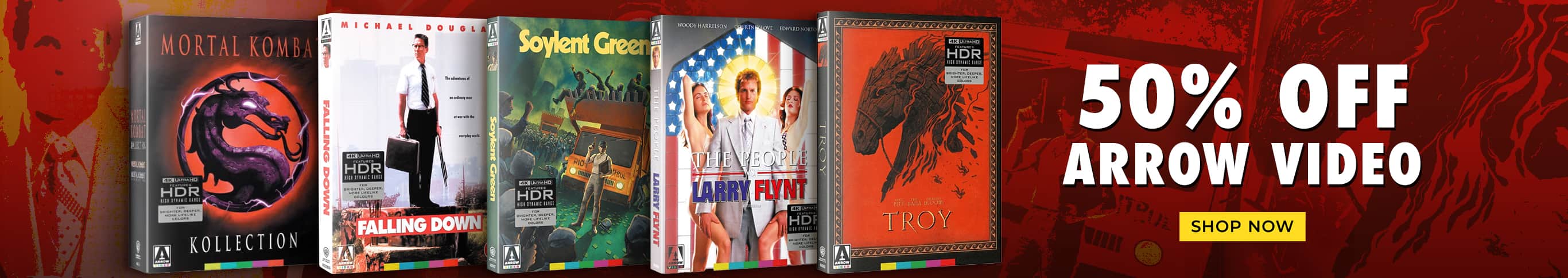 50% Off Arrow Video Shop Now