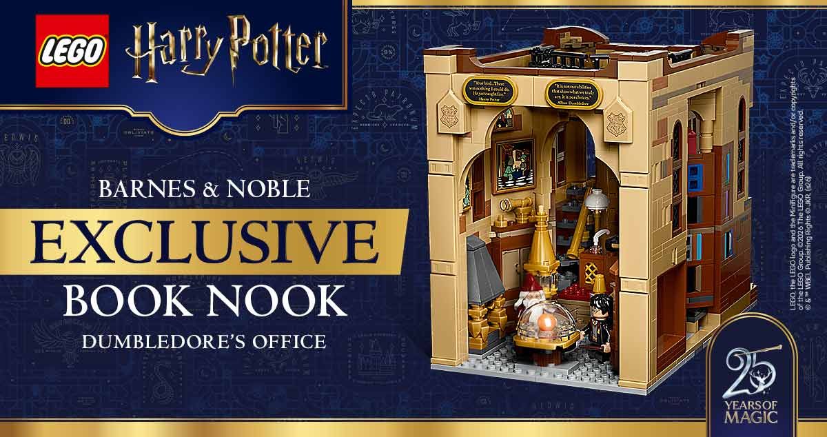 LEGO Harry Potter Barnes & Noble Exclusive Book Nook, Dumbledore's Office. 