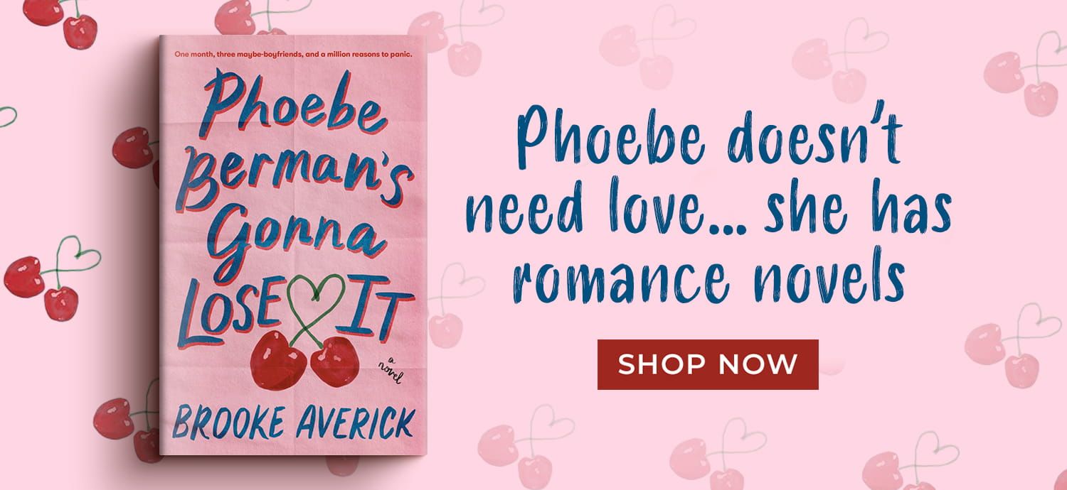 Phoebe doesn't need love she has romance novels Shop Now 