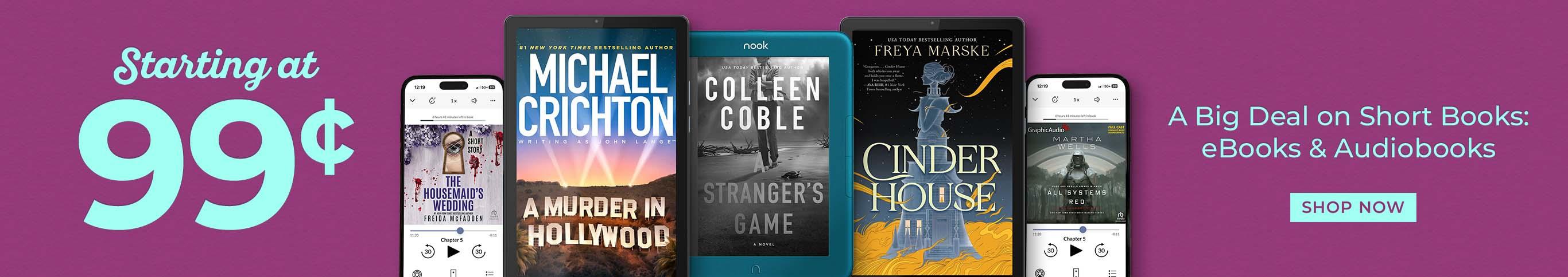 Starting at 99¢ - A Big Deal on Short Books - Shop Now