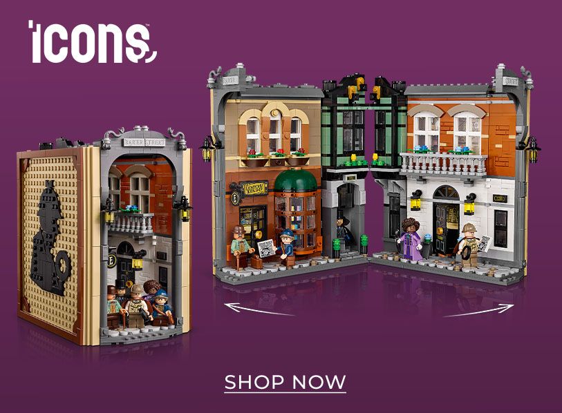 LEGO Icons Sherlock Holmes Book Nook Shop Now