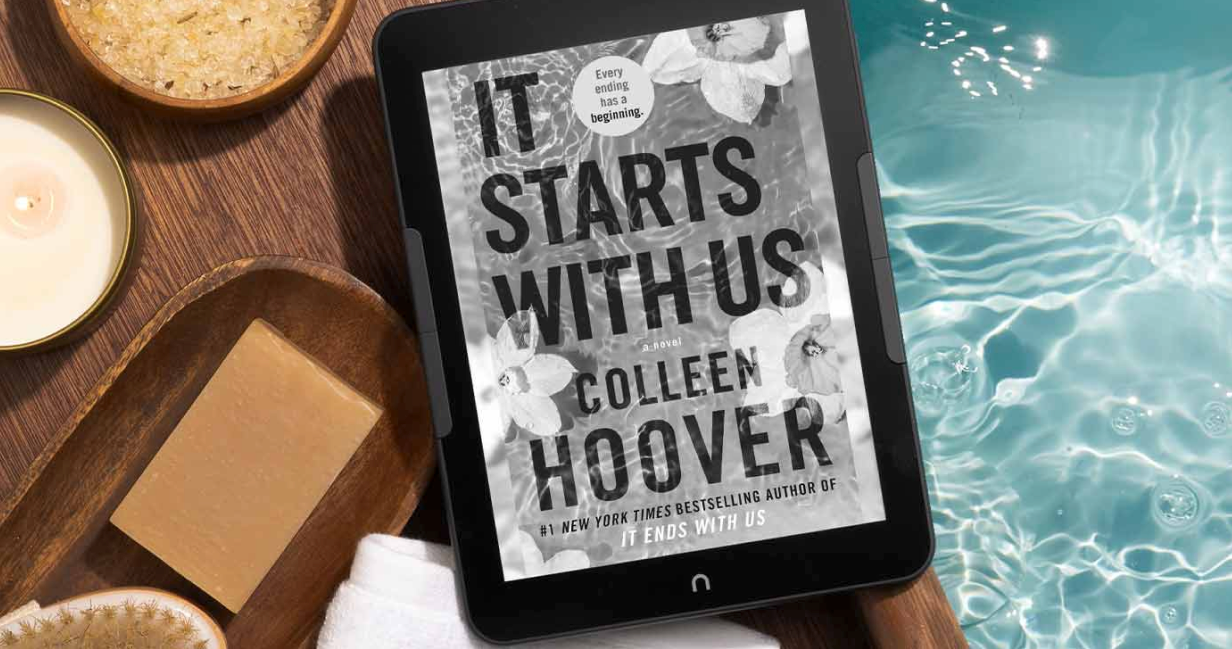 NOOK Device with It Starts with Us by Colleen Hoover
