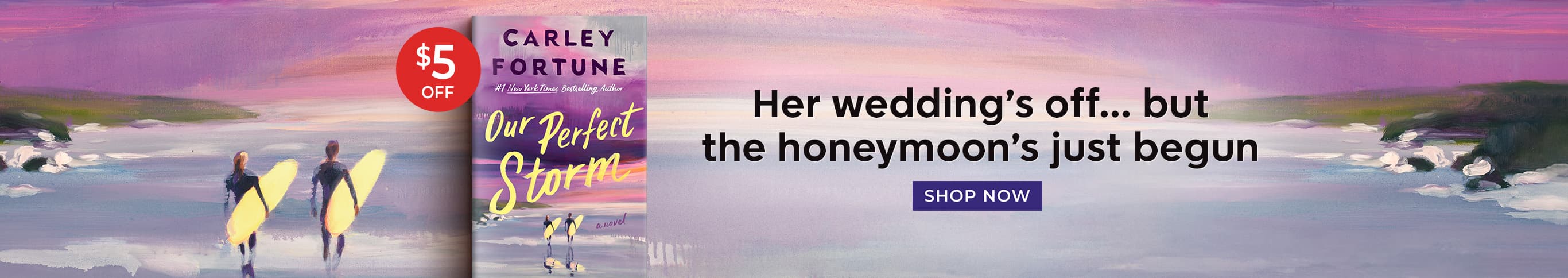 Her wedding's off... but the honeymoon's just begun - Shop Now - $5 Off - Our Perfect Storm