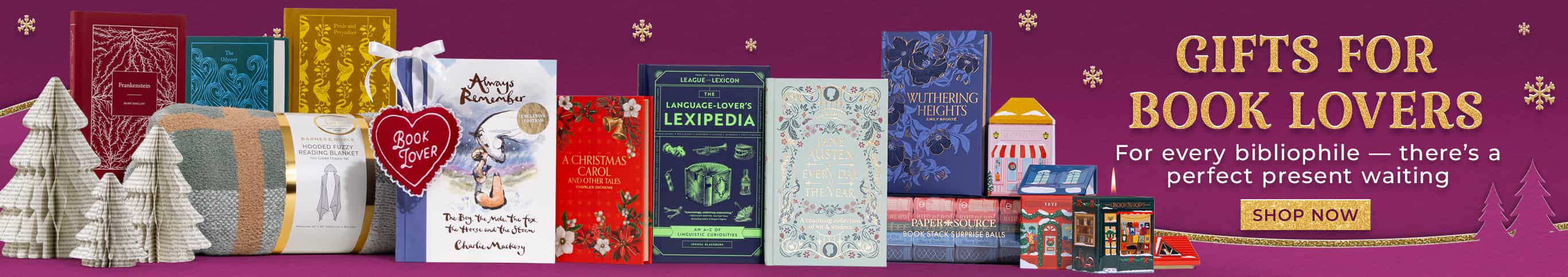 Gifts for Book Lovers. For every bibliophile -- there's a perfect present waiting. Shop Now