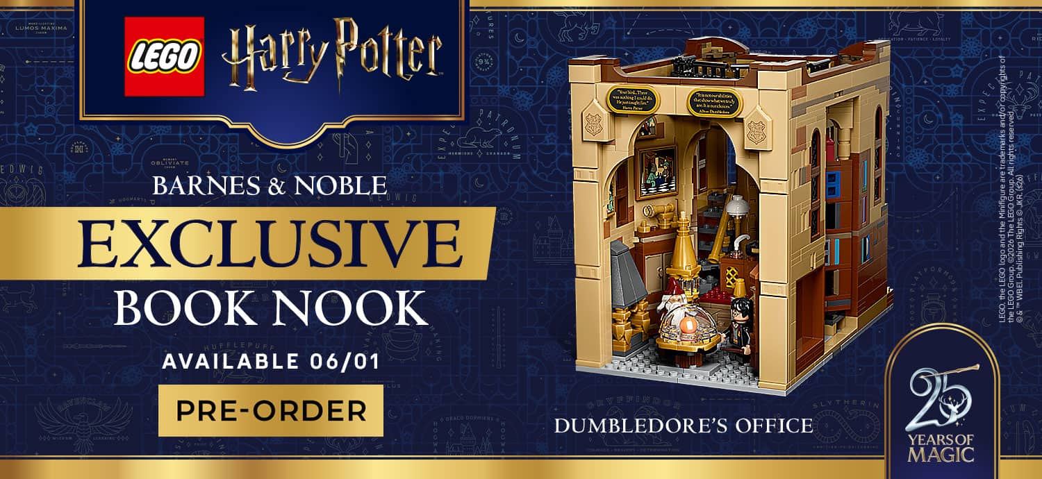 LEGO Harry Potter Dumbledore's Office Exclusive Book Nook Pre-Order Available 6/1