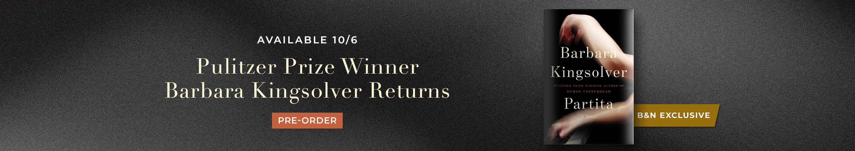 Avilable 10/6 Pulitzer Prize Winner Barbara Kingsolver Returns Pre-Order