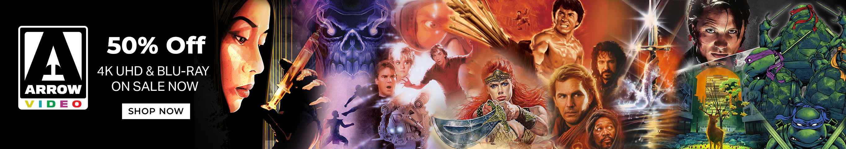 50% Off Arrow Video Sale