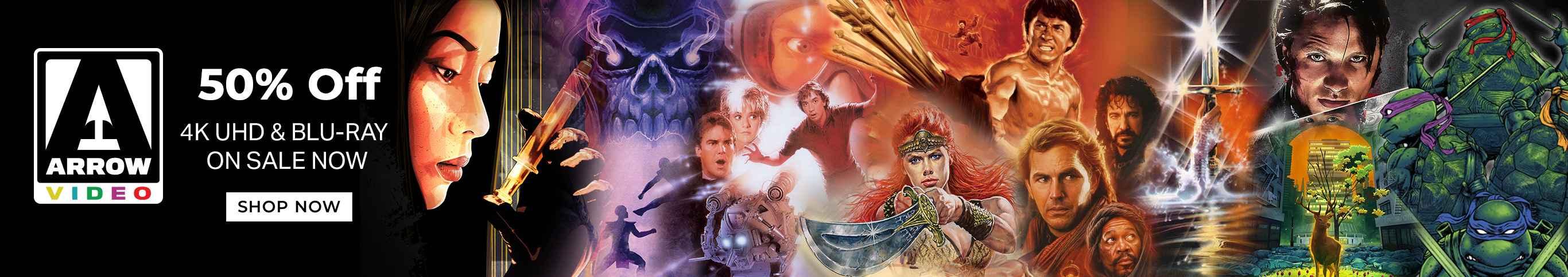 50% Off Arrow Video Sale