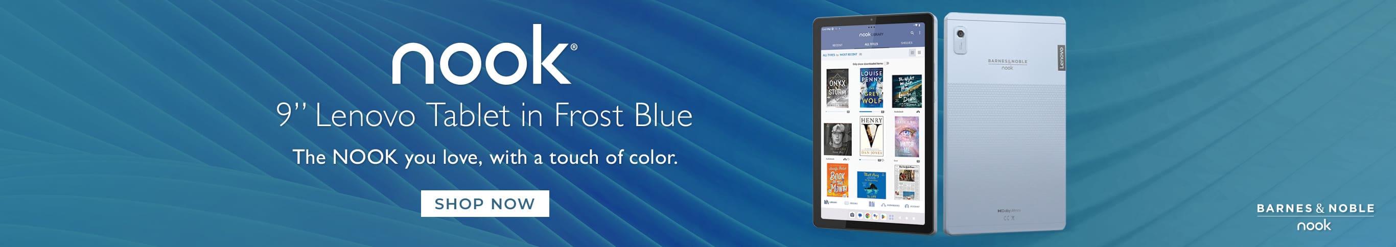 NOOK 9" Lenovo Tablet in Frost Blue - Shop Now
