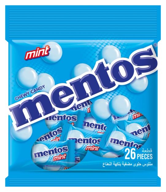 Mentos Candy Mint 26 piece bag Mentos Arabia
