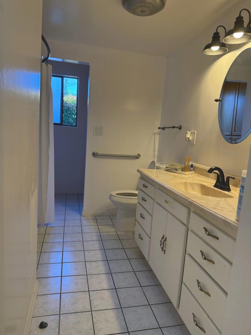 Bathroom vanity and sink