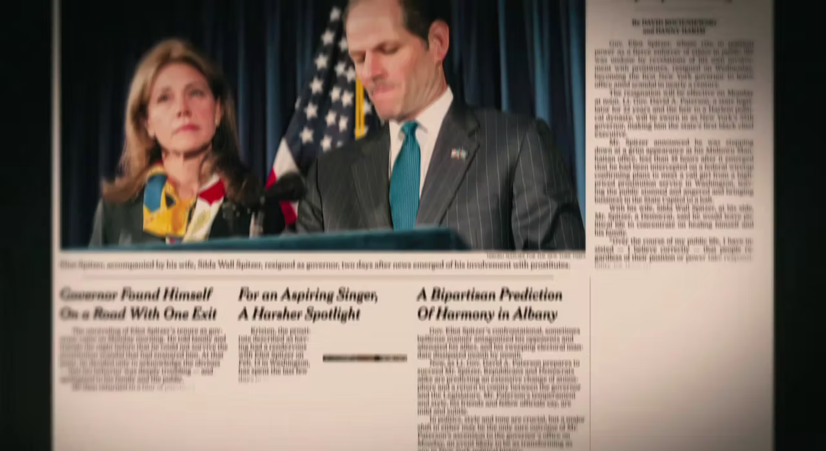 Client 9: The Rise and Fall of Eliot Spitzer / Documentary Feature / Alex Gibney / Writer / Director / Producer / A&E IndieFilms, Jigsaw Productions  Chelsea Poster