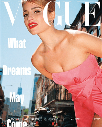 Vogue Magazine / Dianna Agron Chelsea Poster