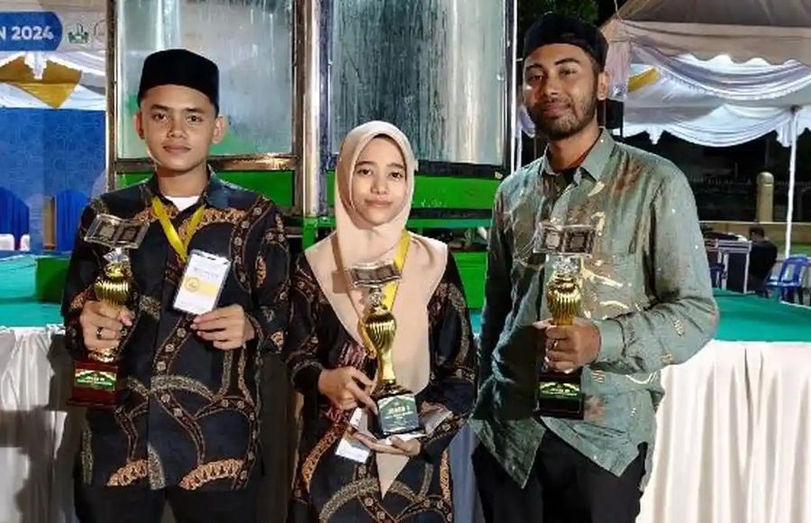 6 Santri, Alumni, dan Guru Misbahul Ulum Lhokseumawe Raih Juara dalam MTQ Ke-37 Kabupaten Bireuen
