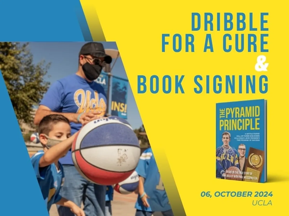 From the Court to the Cause: Dribble for a Cure and The Pyramid Principle Book Signing on October 6