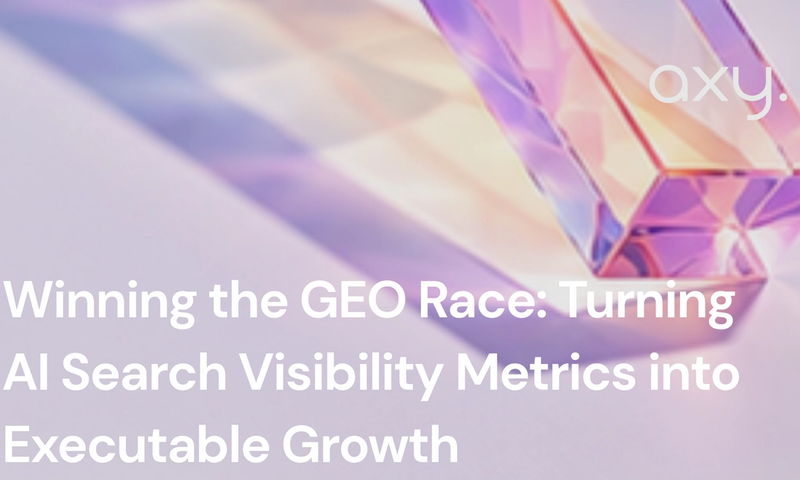 Winning the GEO Race: Turning AI Search Visibility Metrics into Executable Growth