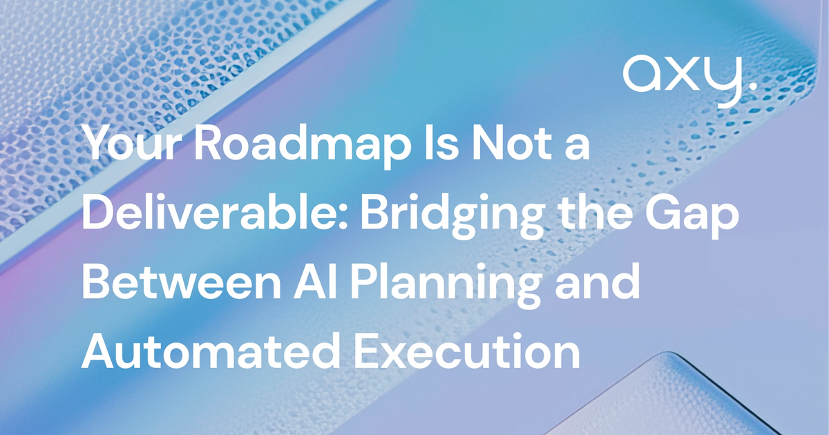 Your Roadmap Is Not a Deliverable: Bridging the Gap Between AI Planning and Automated Execution