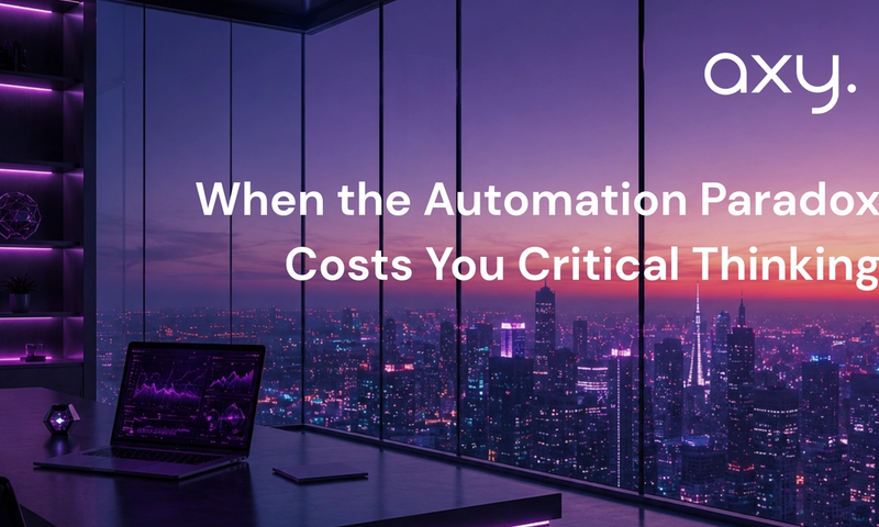 When the Automation Paradox Costs You Critical Thinking
