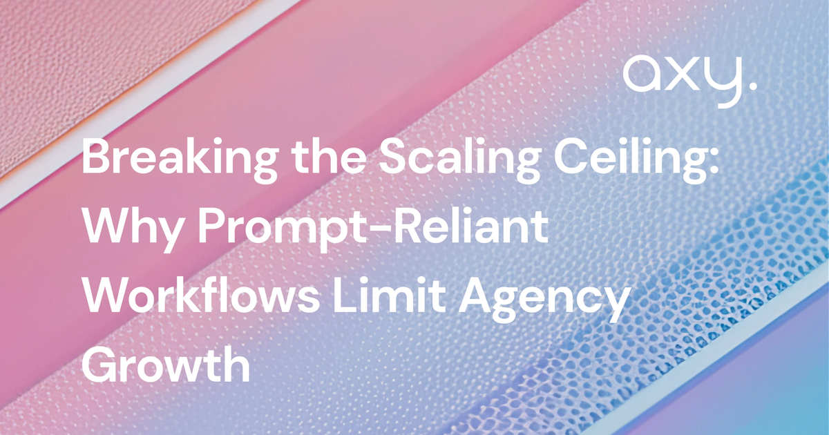 Breaking the Scaling Ceiling: Why Prompt-Reliant Workflows Limit Agency Growth