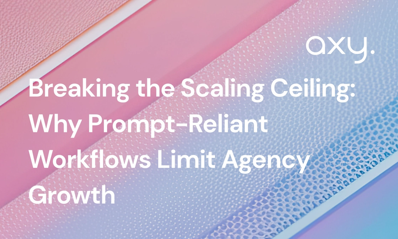 Breaking the Scaling Ceiling: Why Prompt-Reliant Workflows Limit Agency Growth