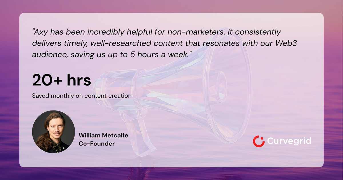 How Axy Became Curvegrid's Autonomous Marketing Engine