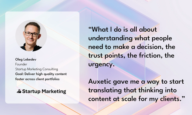 How a Fractional CMO Uses Axy to Scale Strategic Thinking and Translate Insight Into Content
